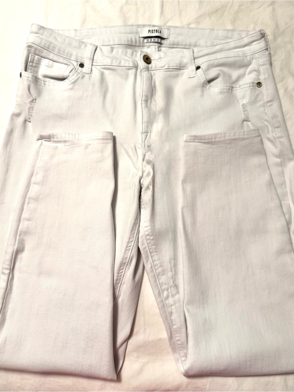 pistola Woman’s White Slim Jeans